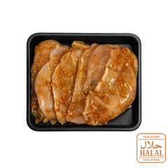 صدور دجاج مقطعة