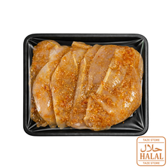 صدور دجاج مقطعة