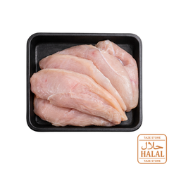 صدور دجاج مقطعة