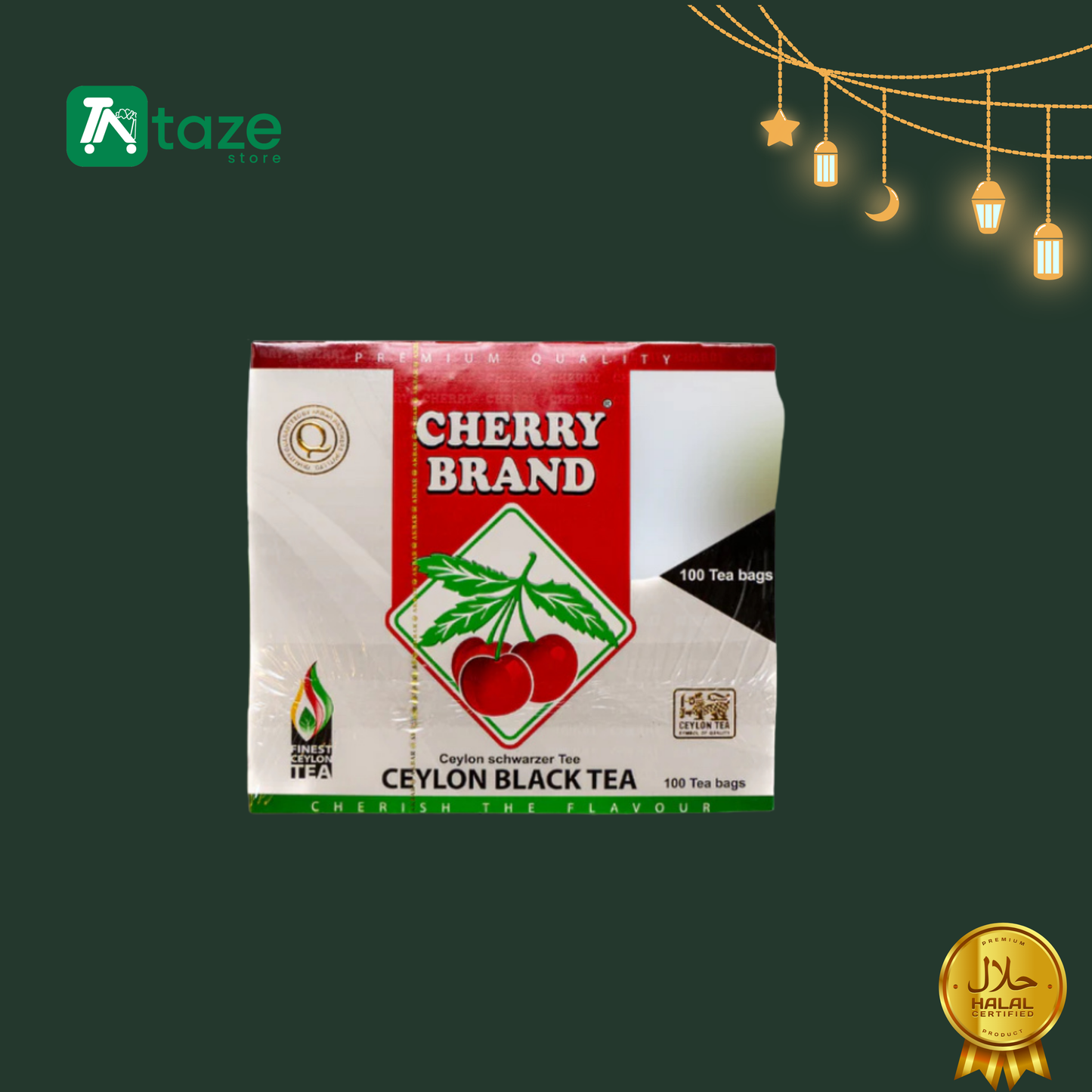 Black Tea - Ceylon Cherry Brand - Bags