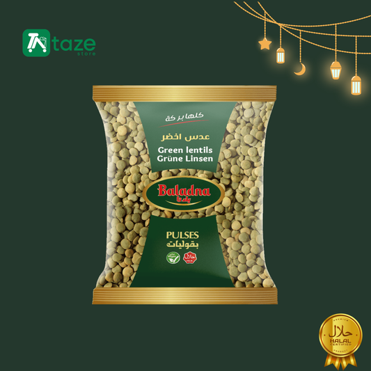 عدس أخضر بلدنا