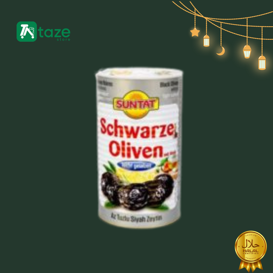 Suntat Schwarze Oliven ohne Stein hell