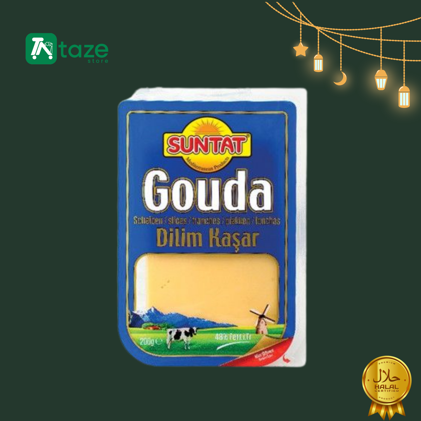 Suntat Gouda Cheese Sliced